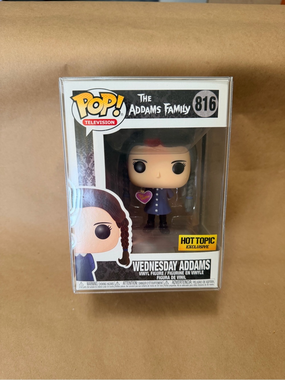 Funko Pop! The Addams Family Wednesday Addams Vinyl Figure - Purple Outfit
